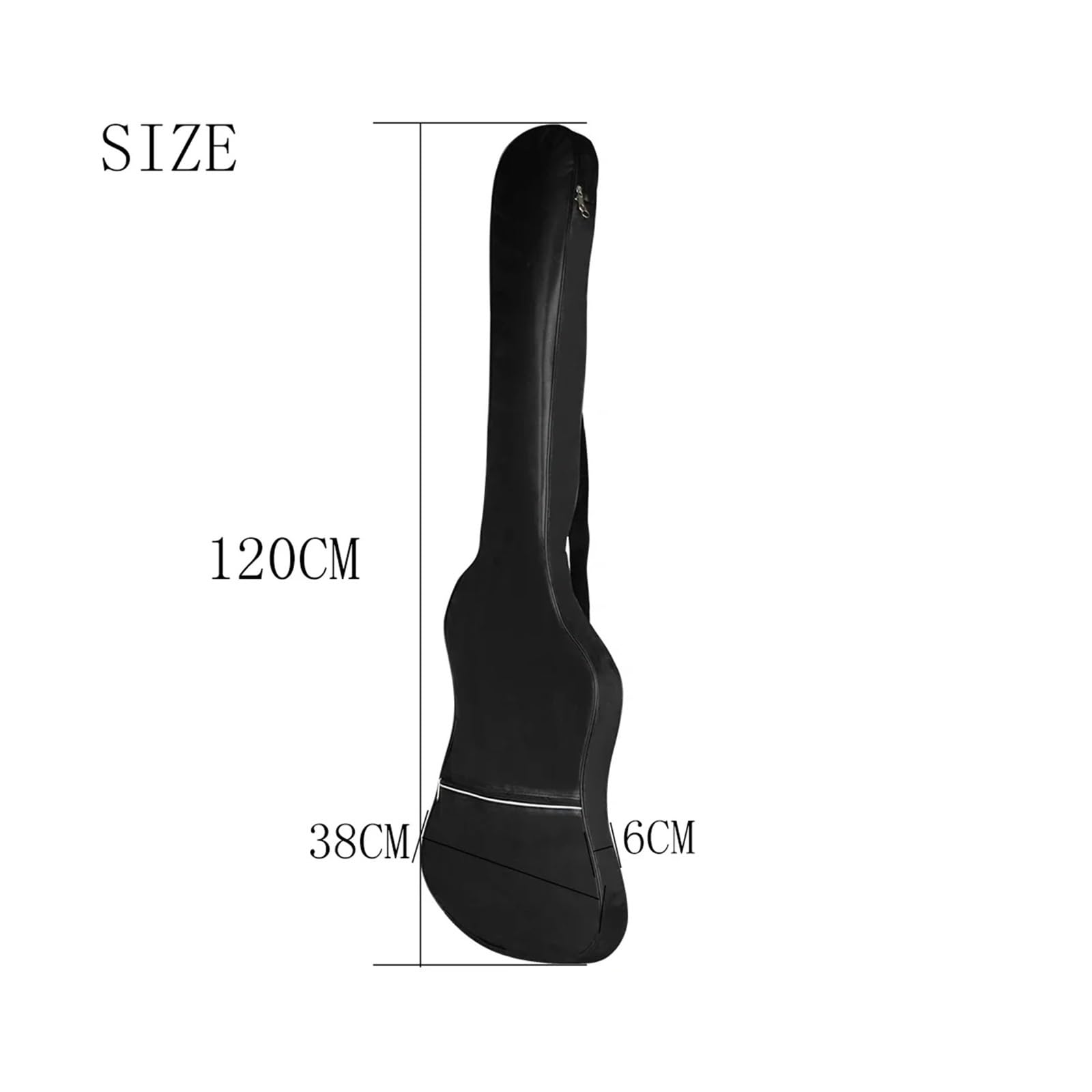 E-Bass-Tasche Oxford-Stoff Wasserdichter Rucksack Bassgitarre Doppelte Schultergurte Gepolsterte weiche Taschen Gitarrenzubehör
