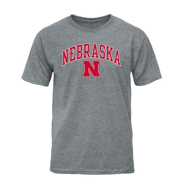 Barnesmith University of Nebraska UNL Cornhuskers Short-Sleeve T-Shirt Spirit Charcoal Grey X-Large