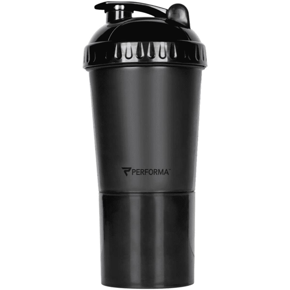 PerfectShaker™ PLUS Shaker Cup, 24 oz - BLACK, Leak Free, Shatterproof, Water Bottle Shaker Bottle With ActionRod Sports Mixer Technology