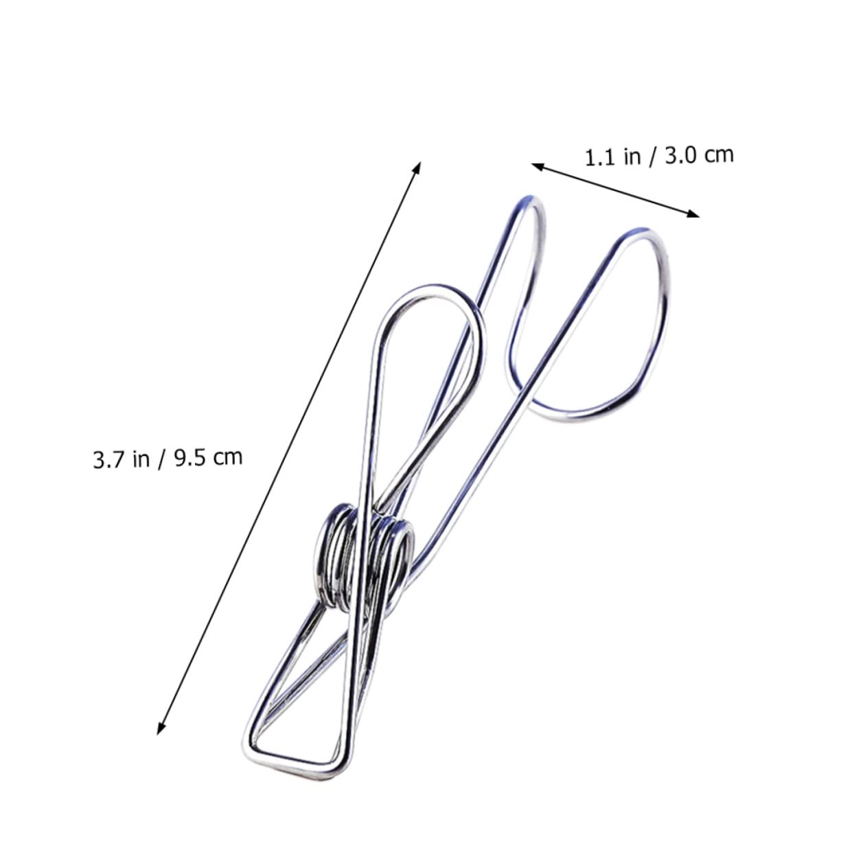 SOLUSTRE 2sätze Teiliges Aus Edelstahl Wäscheklammern Mit Haken Robuste Clips Für Kleidung Handtücher Und Mehr Für Küche Bad Und Camping Hohe Tragfähigkeit Und Platzersparnis