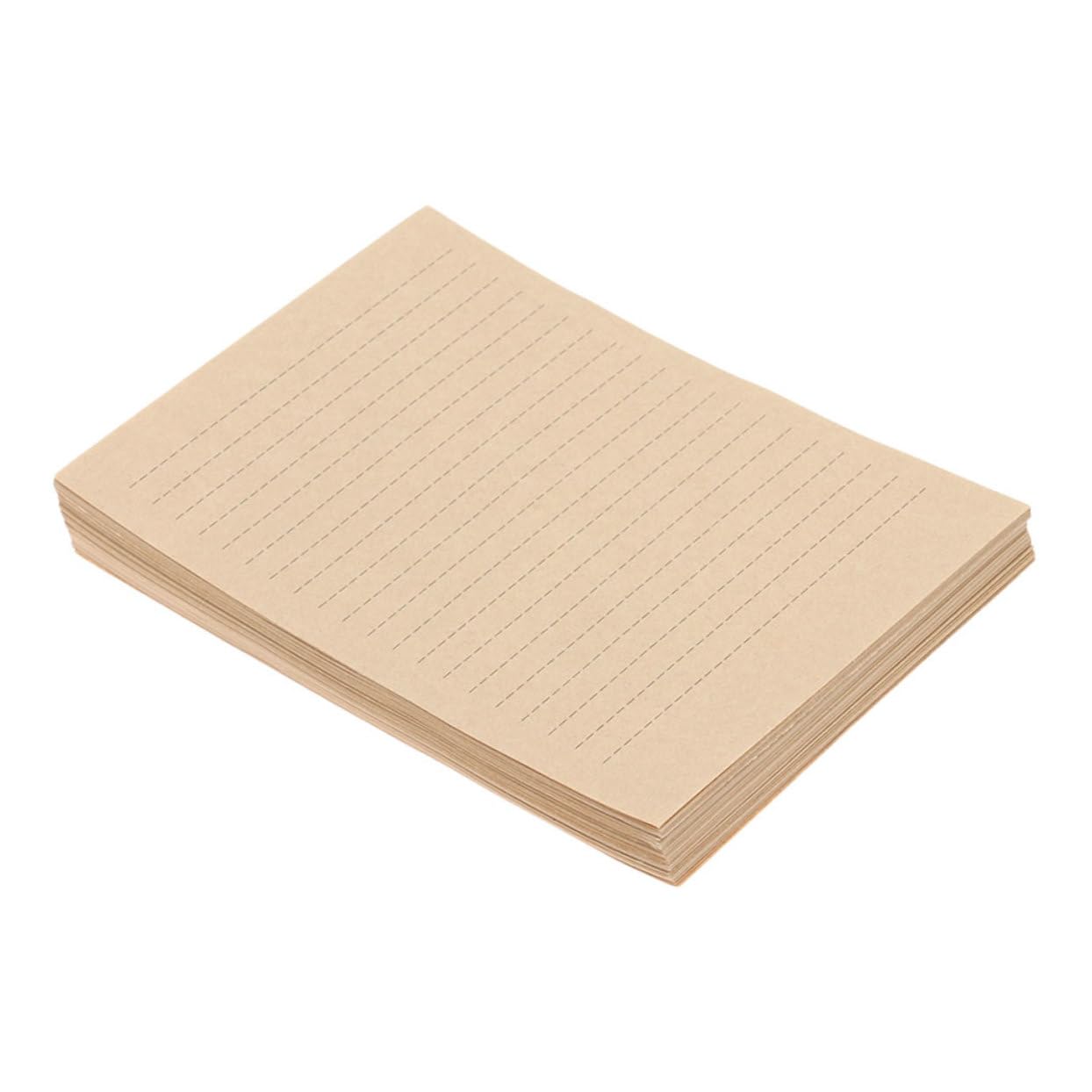 Vintage Schreibpapier 200 Stück A5 aus Kraftpapier Liniert