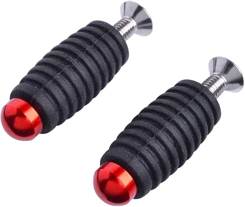 Reposapiés 6MM CNC aluminio motocicleta pie clavijas reposapiés reposapiés reposapiés clavijas palanca de freno de cambio para Yam & aha MT07 MT09