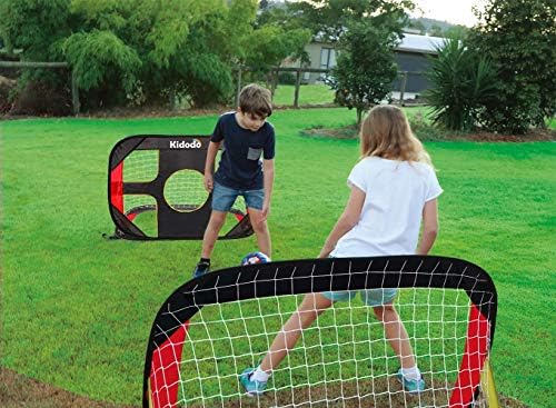 Soccer Goal for Kids Portable Folding Pop Up Kids Soccer Goal Net with Carry Bag for Outdoor and Indoor