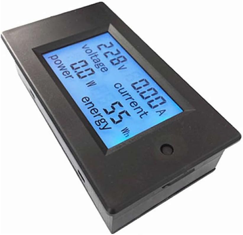 Feamos AC 80-260V LCD Digital 20A Volt Watt Power Meter Voltmeter Ammeter
