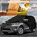 Waterproof Car Cover Replace for 2014-2025 Land Rover Discovery Sport, 6 Layers All Weather Car Covers with Zipper Door & Windproof Bands for Snow Rain Dust Hail Protection (Discovery Sport)