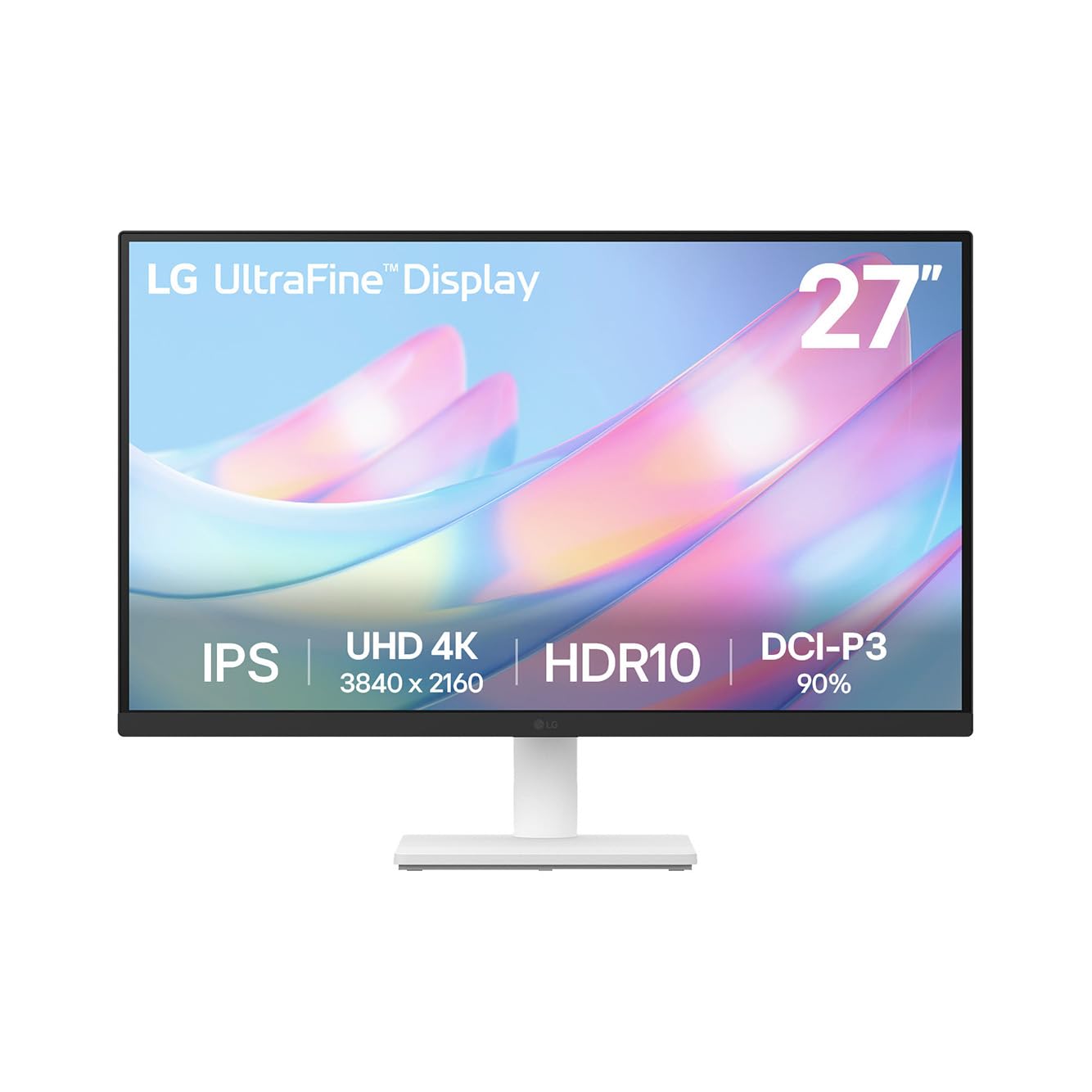 Lg 4k uhd monitor 27us550, 27 inch, 4k, 60hz, 5ms response time, ips panel, smart energy saving, hdmi, white : komponentko