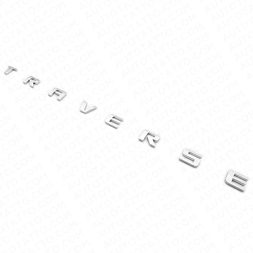 Miniatura 10 de 1 placa de identificación 3D para puerta delantera, izquierda o derecha, reemplazo deportivo para travesía (negro brillante)