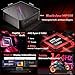 Blackview MP100 Mini PC AMD Ryzen 7430U, 144Hz 4K 3 Display Desktop PC, AMD Radeon Graphics，16GB RAM 512GB PCIE 3.0, Win 11 Pro, Wi-Fi 6/BT 5.2, 3 Jahre Garantie, Mini PC für Homeoffice/Spiele/Büro