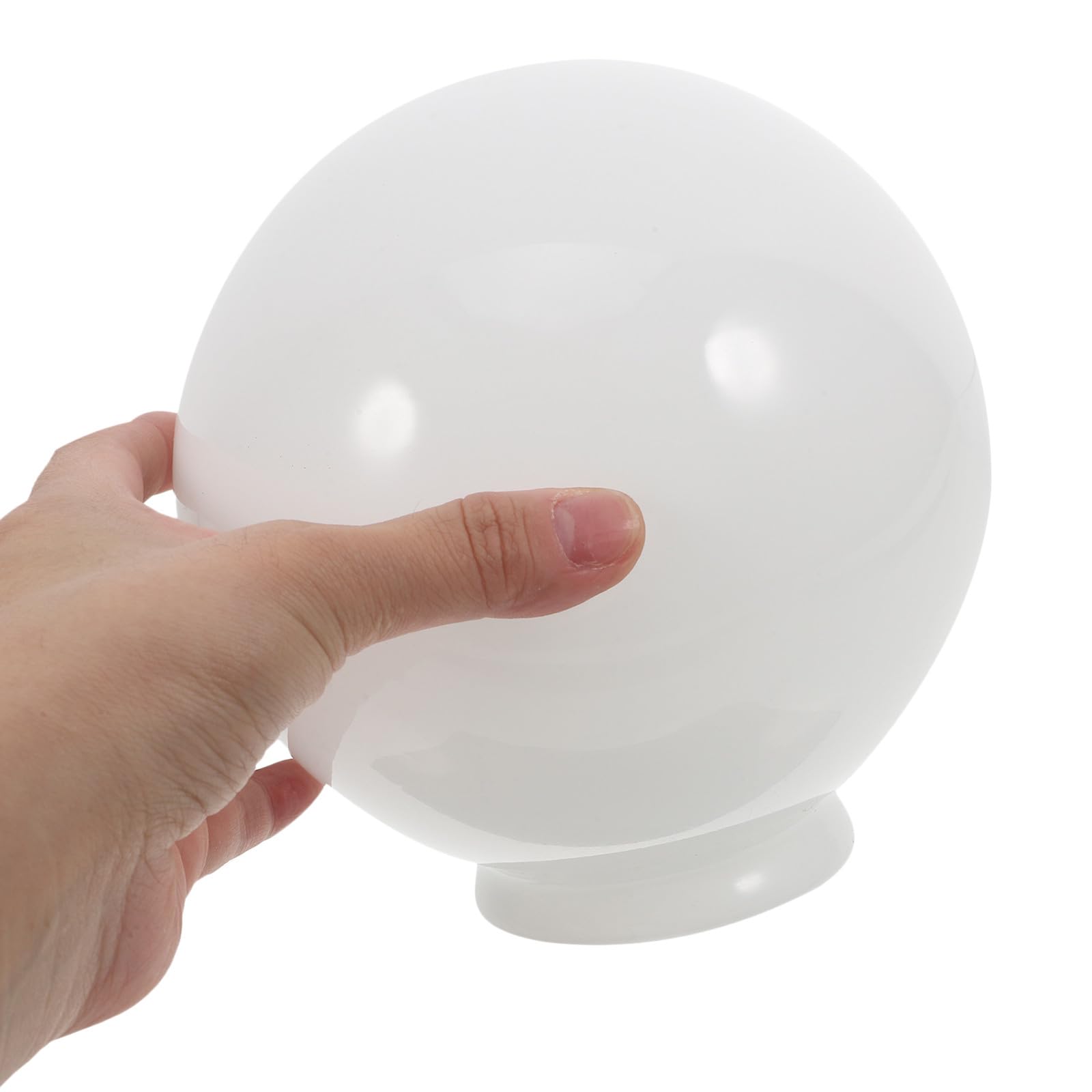 Paralume in Vetro Sferico Bianco Latte 150Mm per Lampada da Soffitto Coprilampada per Ventilatore da Soffitto Globo di Ricambio per Apparecchi Domestici Luce Diffusa e Design
