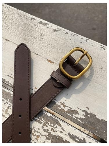 Women's Leather Waist Belts Metal Buckle Fashion Belt for Jeans Pants Dresses2