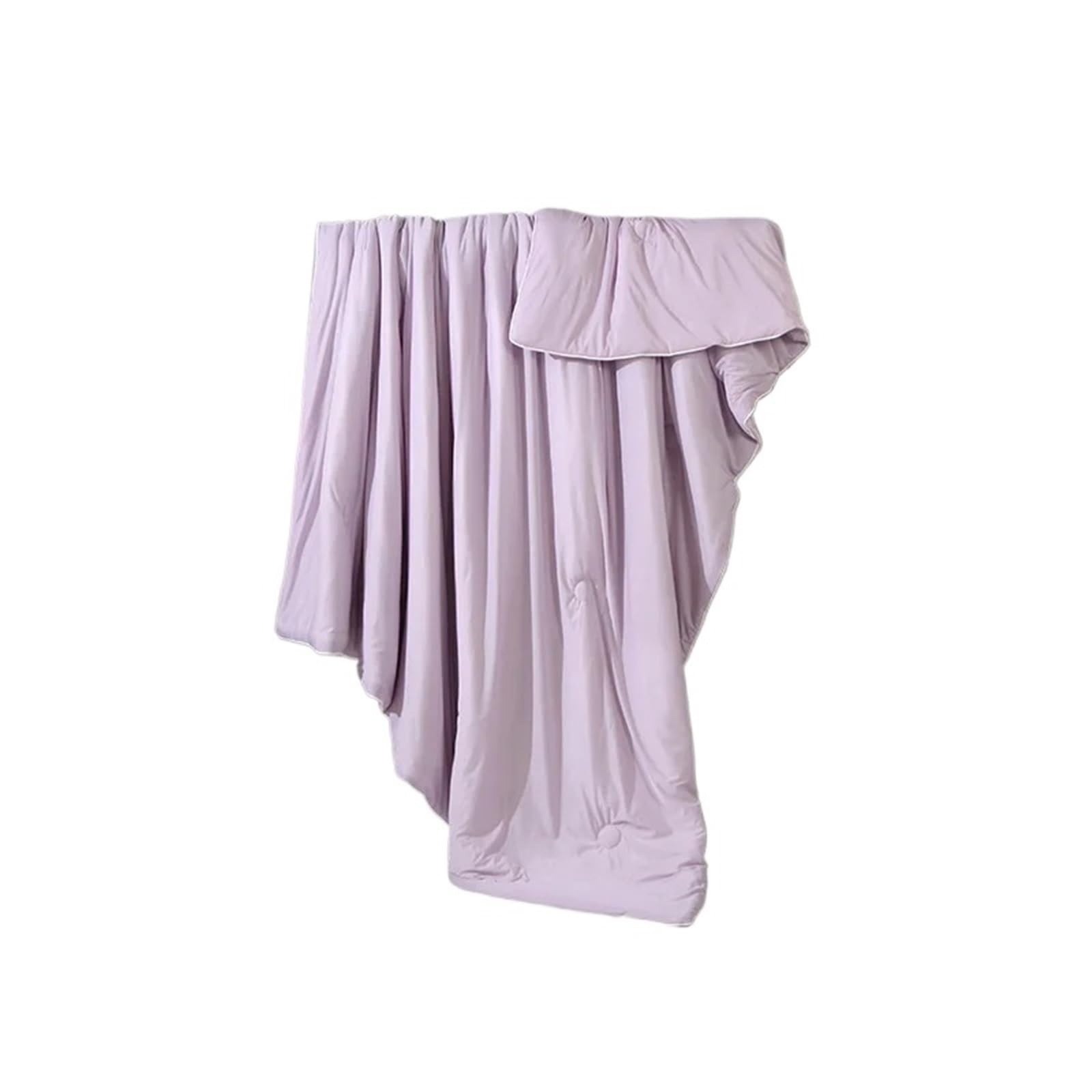 LQZAXSRDR Cooling Blanket for Summer, Cooling Blanket Multicolor Multiple Sizes Lightweight Polyester Summer Quilt(Purple,150x200cm)