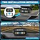 Liwogi Tpms Reifendruckkontrollsystem mit Solar mit Halterung, Solarladung & USB-Ladefunktion Auto Reifenalarm für RV LKW Wohnmobil RV Van, Temperaturanzeige, 3.5Bar/99Psi
