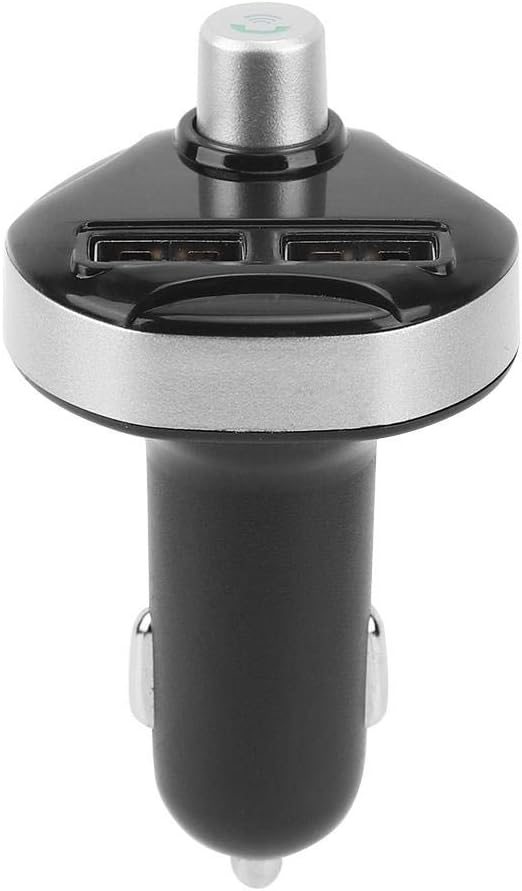 Top-down view of Kilo X13 Car MP3 Player FM Transmitter showing dual USB ports