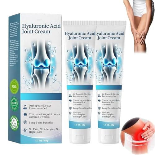 Arthroheal Crema Reparadora De Articulaciones Con Ácido Hialurónico, Crema Con Ácido Hialurónico Para Articulaciones Y Huesos, Para Espalda, Cuello, Manos, Rodilla (2pcs)