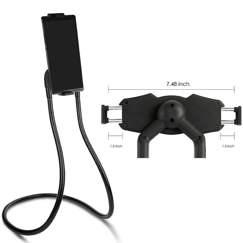 Mini support de téléphone portable flexible et stable, bras long col de cygne idéal pour la famille, les amis ou les amoureux