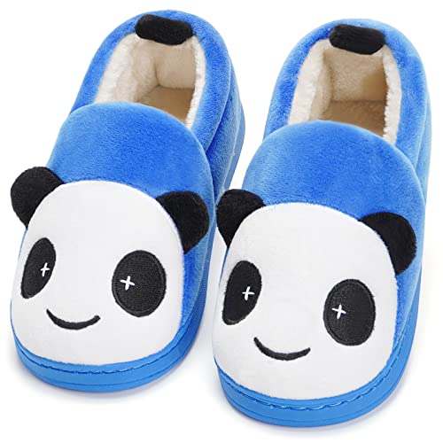 KVbabby Zapatillas de Estar por Casa para Niñas Niños Invierno Zapatillas Interior Casa Caliente Pantuflas Mujer Suave Algodón Calentar 30-31 EU (Fabricante: 210) Azul