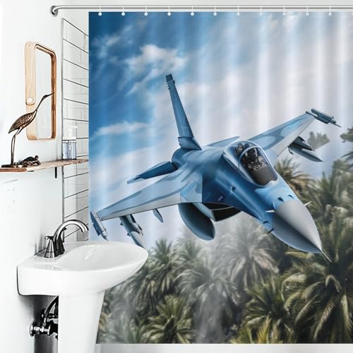 Rideau de douche en polyester lavable pour créer un espace bain propre et sec