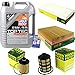 Produktbild QR-PARTS 69380398 Filter Set Inspektionspaket 5 Liter Motoröl Top Tec 4200 5W-30 MANN-FILTER Innenraumfilter Kraftstofffilter Luftfilter Ölfilter