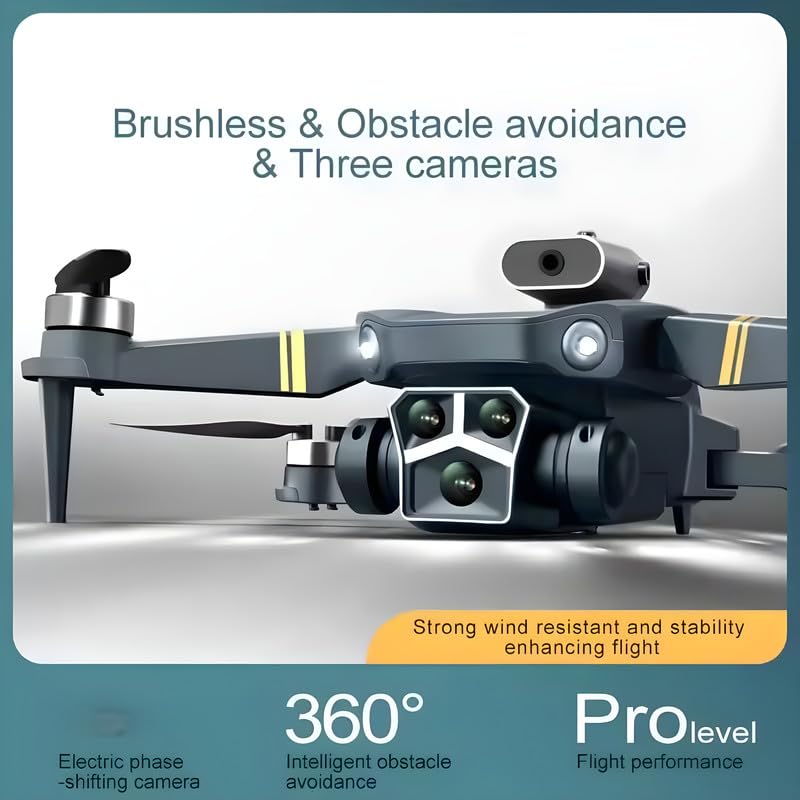 Image of Drone with 4k Camera Foldable 1080P HD Drone with FPV Live Video, Smart Gestures Selfie, Altitude Hold, One Key Take Off /Landing, 3D Flips for Kids and Adults.