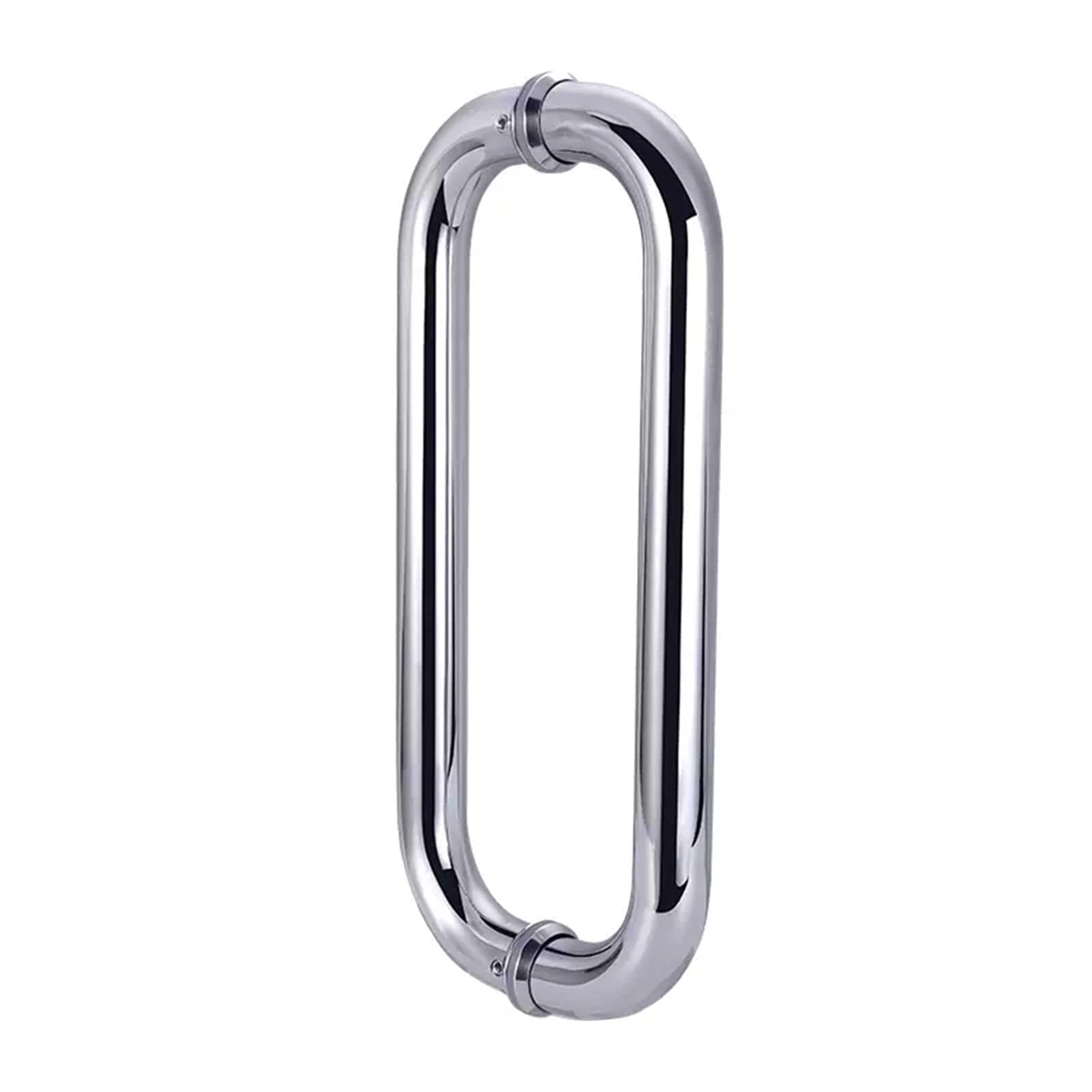 Wdsopk Push Pull Barn Door Handles Modern,Modern Round Door Handles For Kitchen Bathroom Vanity,Sliding Glass Door Shower Door Entryway Modern Door Handle *47.5Cm