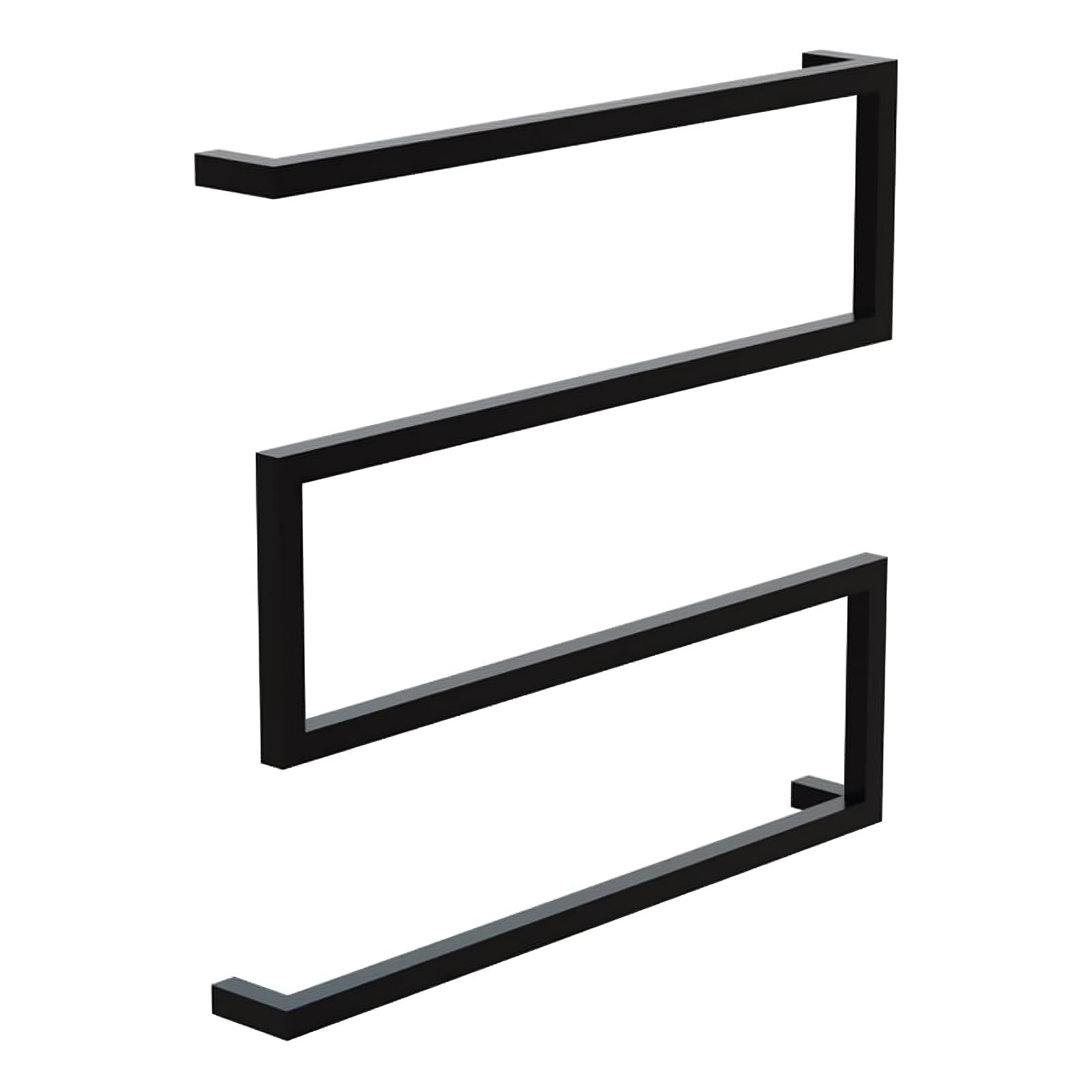 LAVITA TRYNIDAD 600 Toallero | Negro Mate | Diseño sencillo | Acero al carbono con recubrimiento en polvo | Ahorra espacio | Ideal para la decoración de baño pequeño | Muebles de baño | 600 x 70 x 560