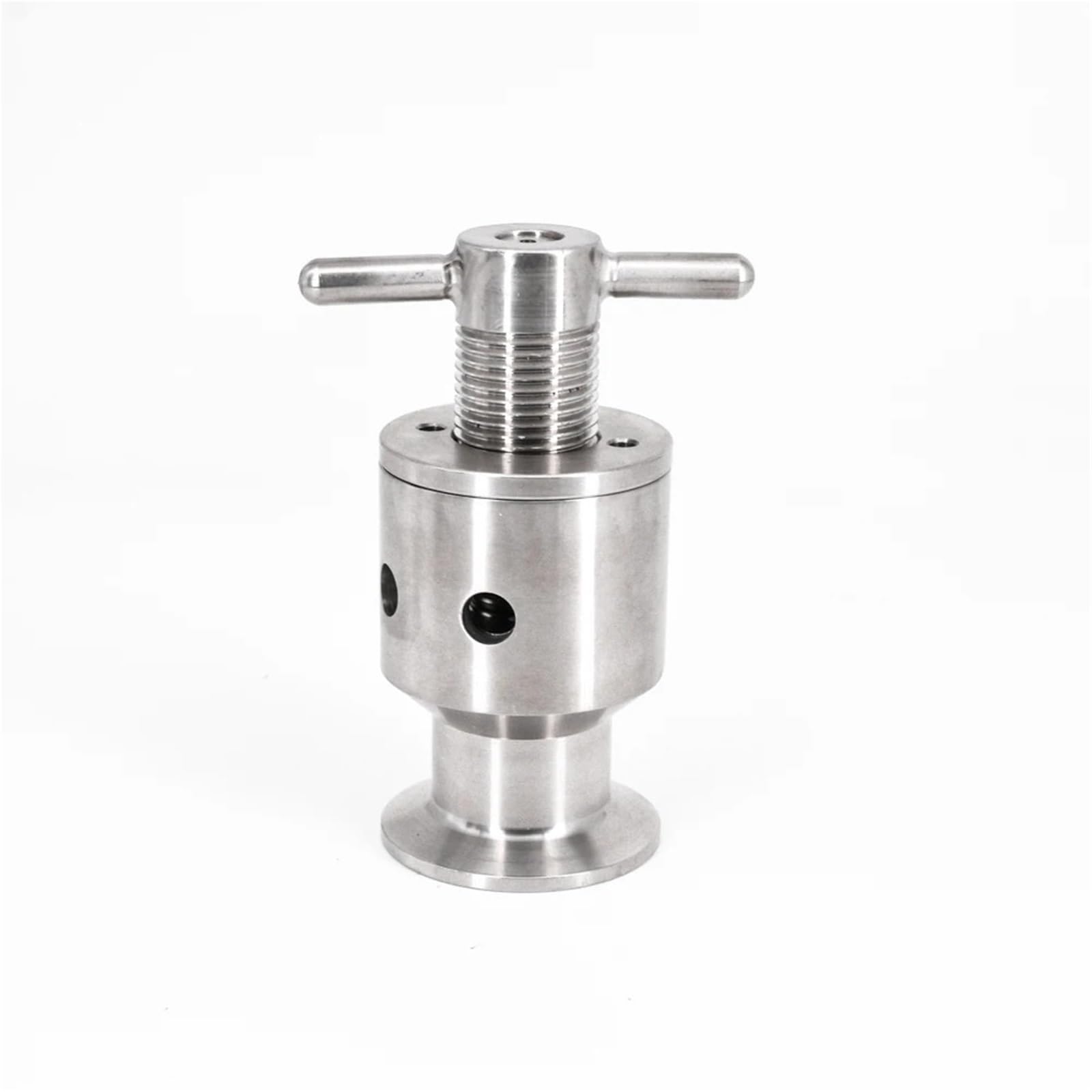 JFQOWCMP 1.5" Tri Clamp 0.5-5 Bar Adjustable Pressure Relief Safety Valve Sanitary SUS 304 Stainless Steel Beer Brewing Fermenter Keg