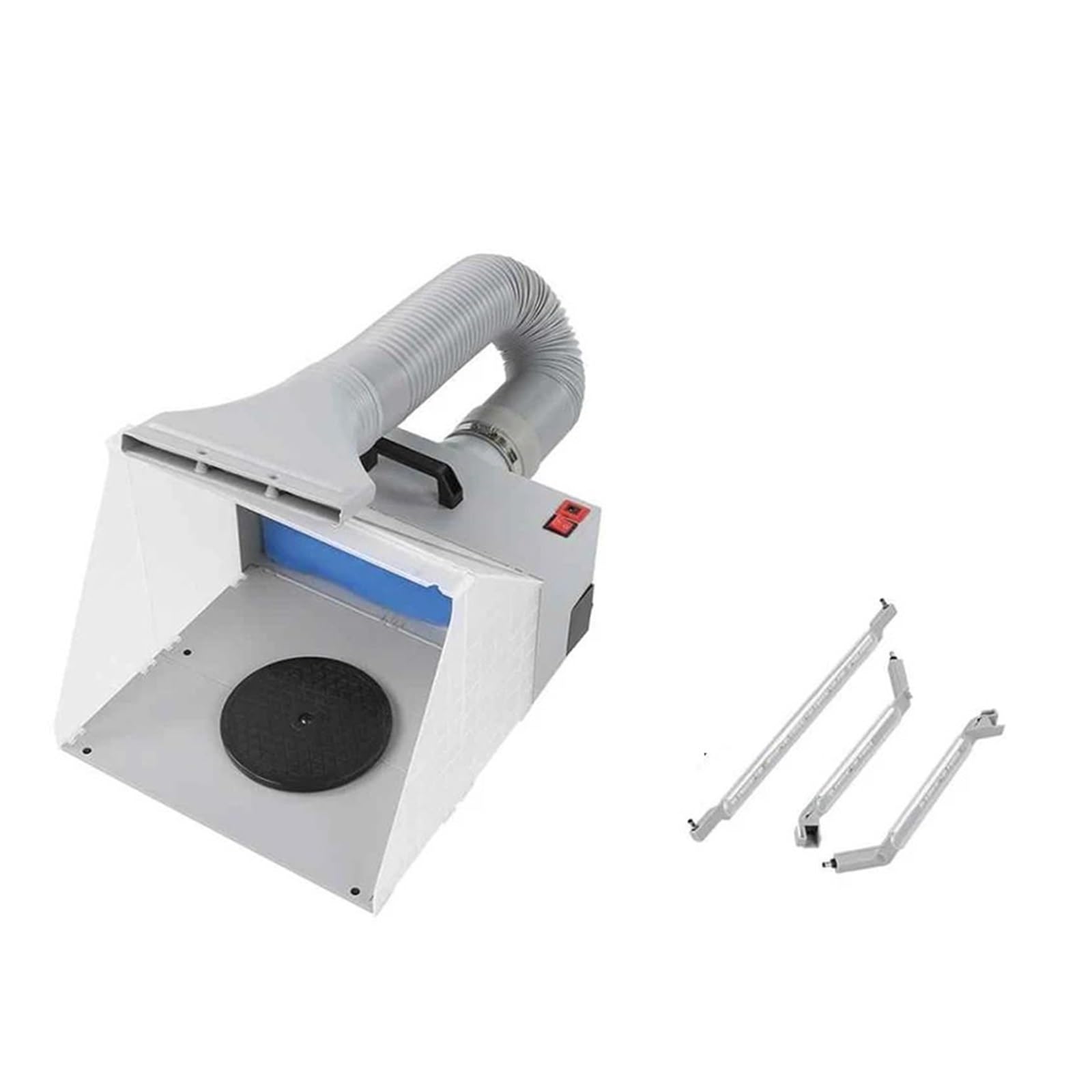 Conjunto De Fuente De Luz LED, Suministros, Kit De Cabina De Pulverización De Pintura, Filtro De Escape, Ventilador De Pintura, Pistola Pulverizadora Aspiradora