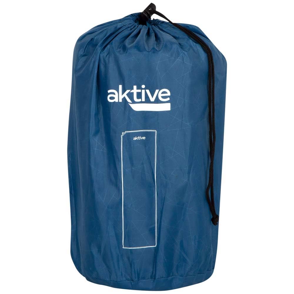 AKTIVE Esterilla hinchable plegable 175 x 56 cm Azul Ripstop Foam Autoinflable Colchón hinchable individual Acampada
