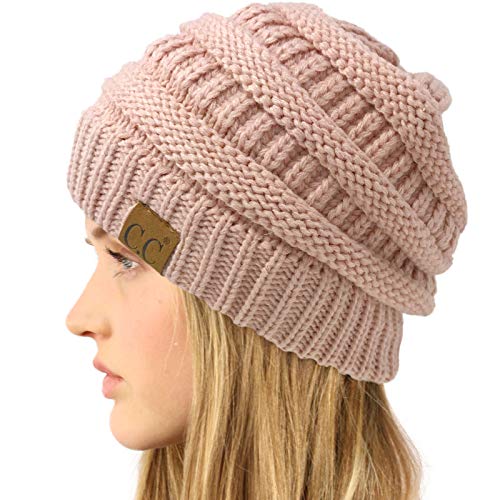 Image of Hatsandscarf CC Exclusives Solid Color Beanie Tail Hat for Adult (MB-20A)