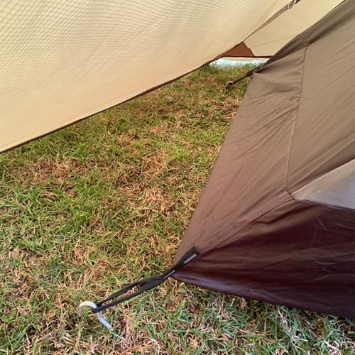 Carpa para camping 2 personas con estufa y impermeable miniatura 6