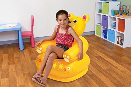 Image of Intex Inflatable Pvc Animal Chair (Multicolor) - Kids