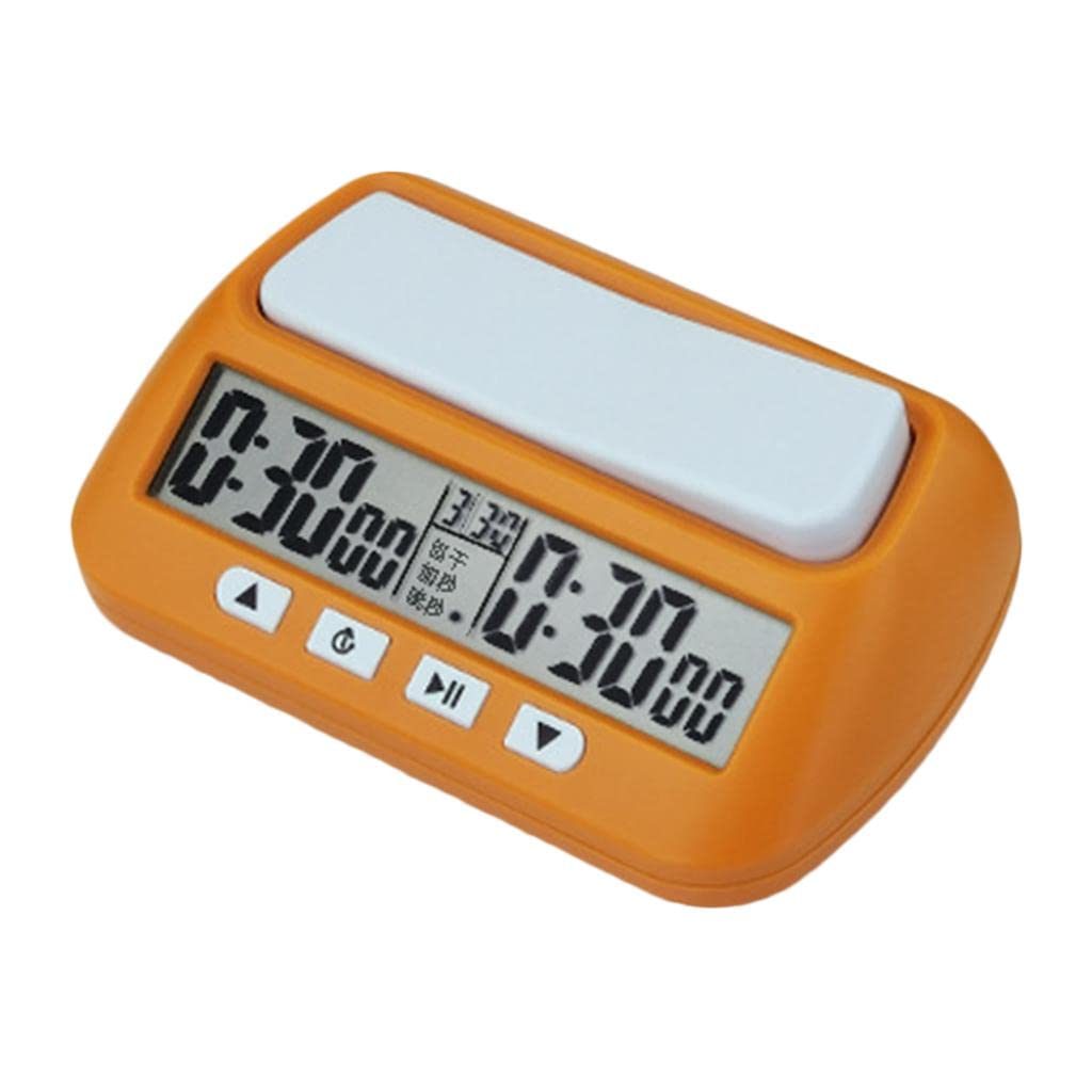 MYADDICTION Chess Game Competition Digital Count Up Down Timer Chess Clock Yellow (B0D4F5V9YK) Amazon Price History, Amazon Price Tracker