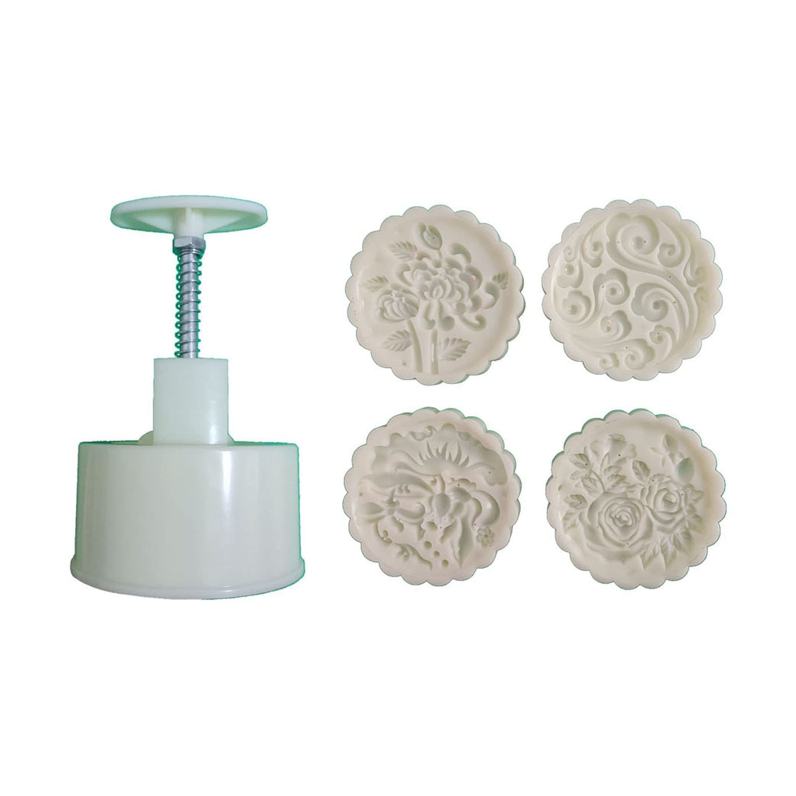 Kalttoy Multicolor 200G Mold Hand Press Stamps Pastry Gadgets Cake Maker With 3D Flower Rose Shaped Patterns Pastry Tools