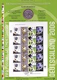 Goldhahn Markenqualität Goldhahn BRD Bund Numisblatt 6/2005 - Fußball WM 2006 Briefmarken für Sammler