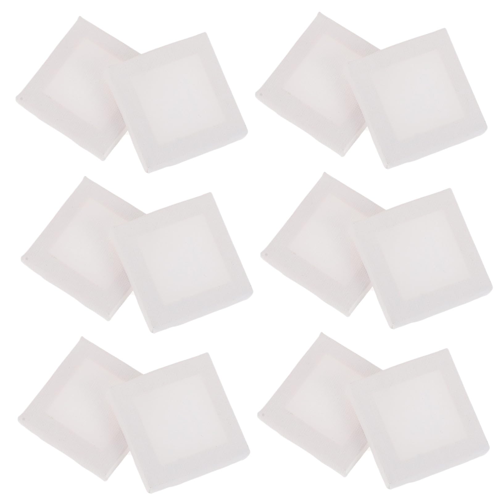 Lienzos Pequeños de Algodón Pretratados Paneles Blancos de 5x5 cm para Absorción Óptima de Óleo