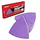 EZARC Schleifpapier Dreieckschleifer 60 Stück, Zirkonoxid Schleifpapier 80 x 80 x 80 mm Multitool Schleifdreiecke, 60/80/120/180/240/320 Körnung mit Klett, für Holz, Metall, Trockenbau