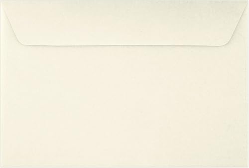 LUXPaper Sobres para folletos de 6 x 9 Natural Texto de 70 libras 50 unidades