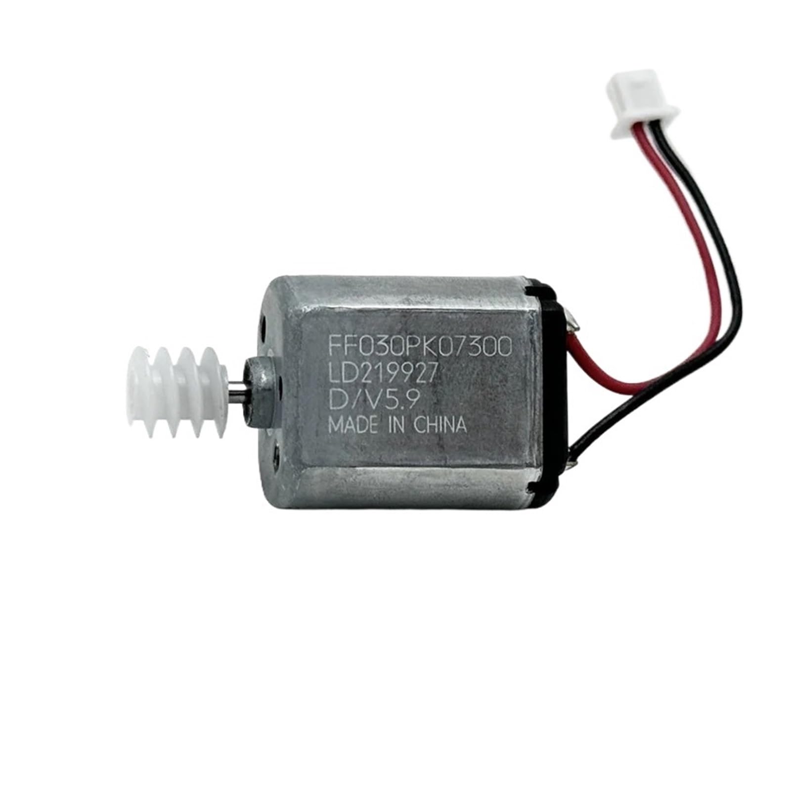 FF-030PK-07300 D/V5.9 Mini 12mm*15mm Motore elettrico silenzioso con spazzola metallica DC 3V 5V 6V 9V Ingranaggio a vite senza fine in plastica Dispositivo di blocco AV for auto(A Motor)