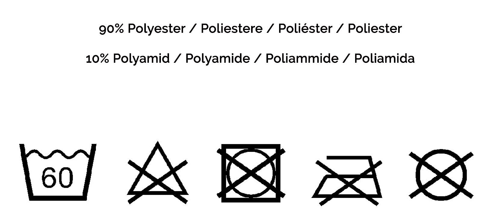 ZOLLNER24 3 szt. uniwersalna wymienna nakładka na mopa płaskiego 10x41 cm, biała