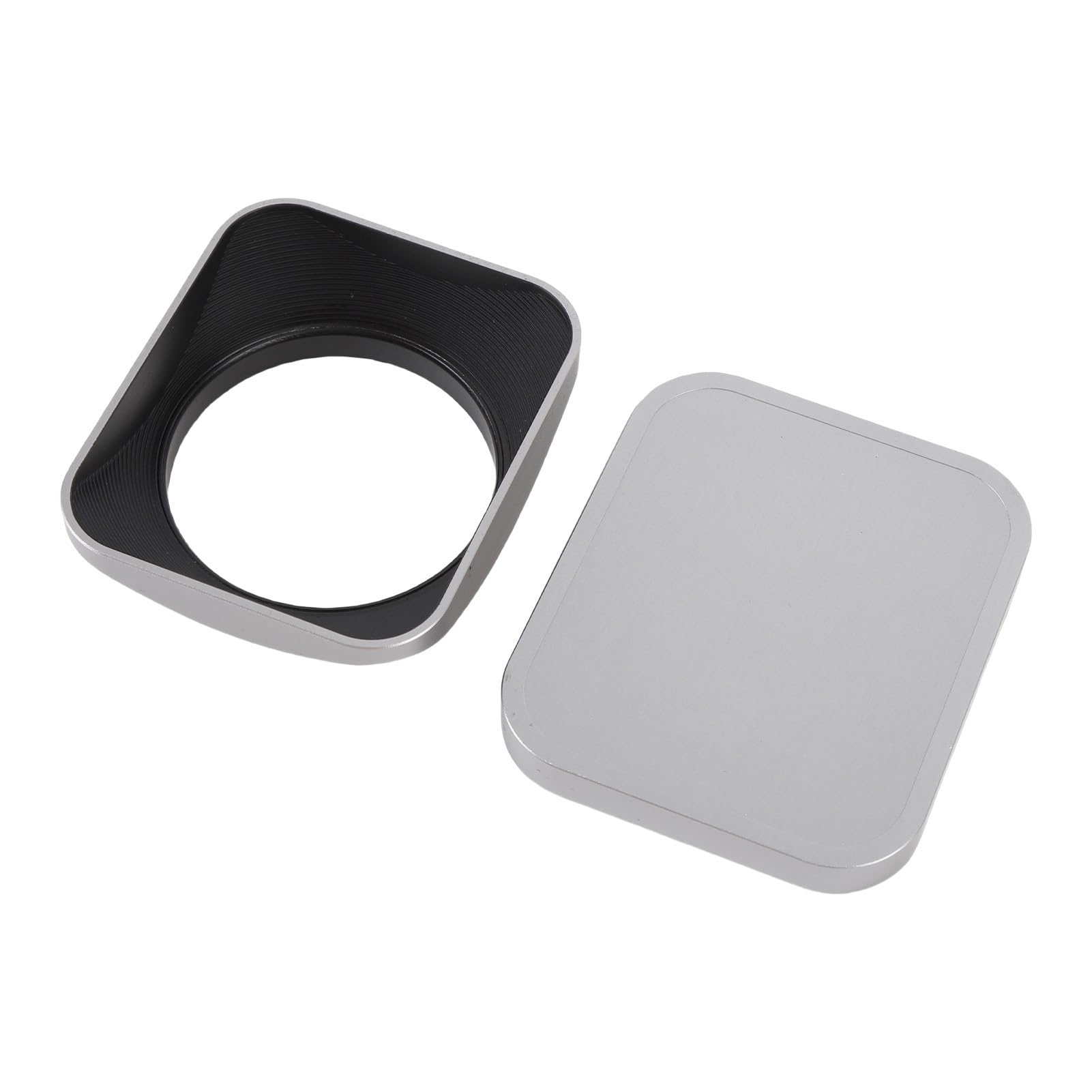 KUIDAMOS Parasol para Lente de Cámara Protector de Sombra Procesado CNC Duradero para Fotografía Mejorada Adecuado para Uso en Exteriores Aleación de Aluminio (49mm)