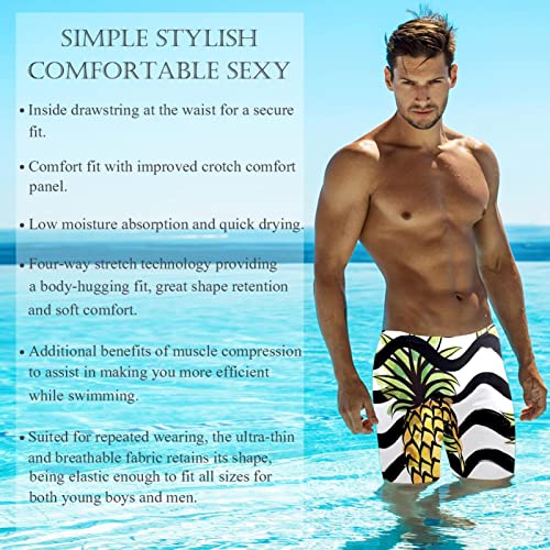 Traje de baño para hombre de secado rápido y estilo jammer para natación 3