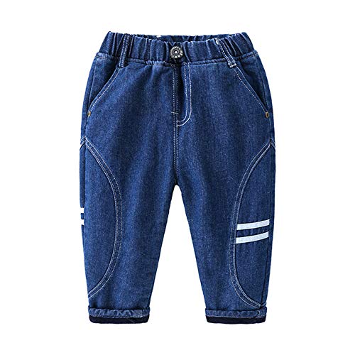 Mud Kingdom Thermal Little Boys Jogger Jeans Fleece Lined Warm Winter
