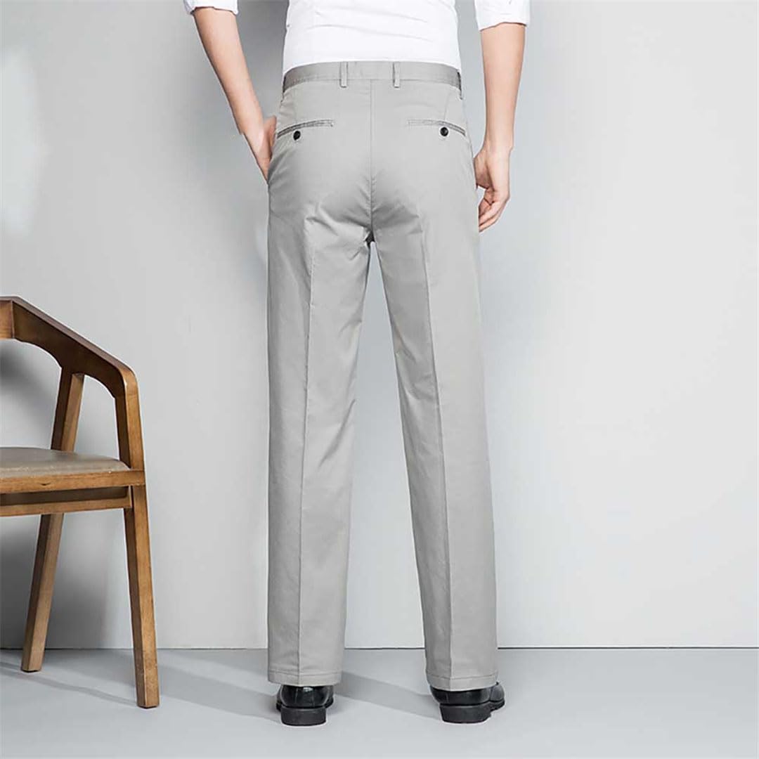 Vogrtcc Pantaloni Dritti Casual da Uomo Affari di Nozze da Ufficio Sciolti
