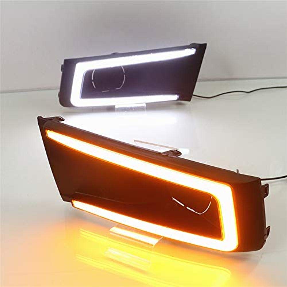 CARMART Drl Day Time Running Light For Maruti Vitara BREZZA With Indicator upto 2019 model-image-36