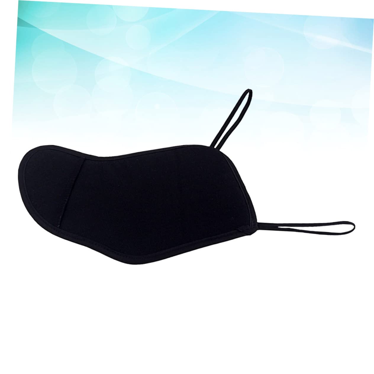 SUPVOX Violin Pad Chinrest Protector Soft Sponge Comfortable Violin Playing Accessory (black)