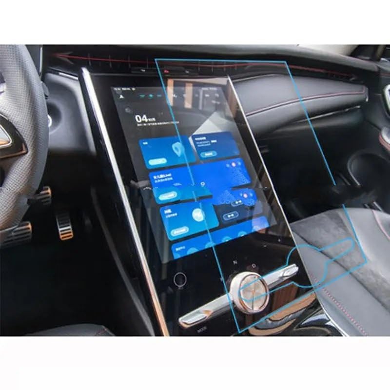 Verre trempé pour MG Marvel R 2021-2022 protection d'écran premium 19.4 pouces haute résistance