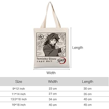 Amazon.co.jp: キャンバストート 鬼滅の刃 冨岡義勇 トート
