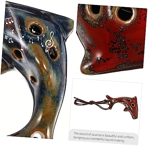 JOINPAYA Ocarina kids flute kid toy kids playsets Children Practice Wind Instrument pendant ceramics student 2 51nToZXg9pL. AC