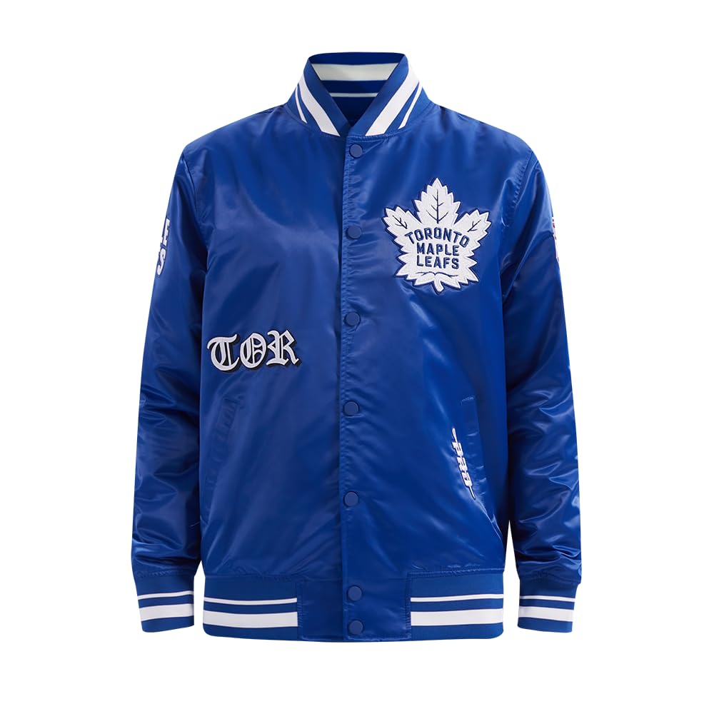 Pro Standard Mens NHL Old English Satin Jacket
