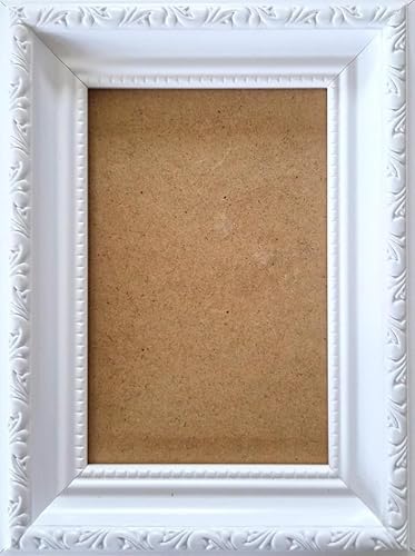 Aryllis Vintage A2 Photo Frame, White, Wall Mountable Premium Picture Frame with Perspex Front